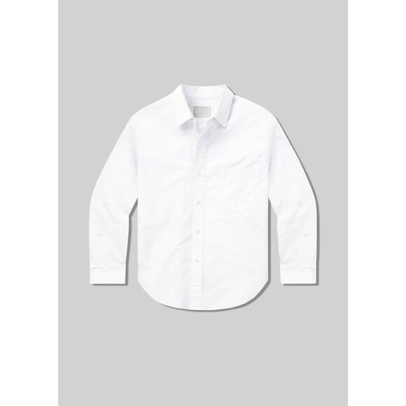 Citizens Of Humanity Kayla Shirt Tunic Top Buttondown Long Sleeve White S 283497 - Picture 6 of 11